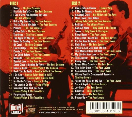Anthology 1956-1962 - CD Audio di Frankie Valli & the Four Seasons - 2