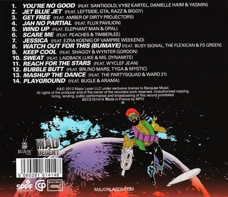Free the Universe - CD Audio di Major Lazer - 2