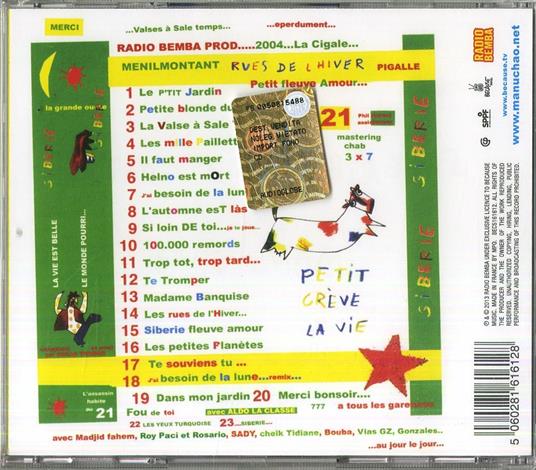 Siberie m'etait contee - CD Audio di Manu Chao - 2