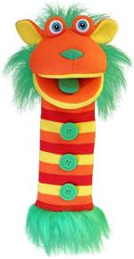 The Puppet Company Sockettes Bottoni Maglia Marionetta da Mano