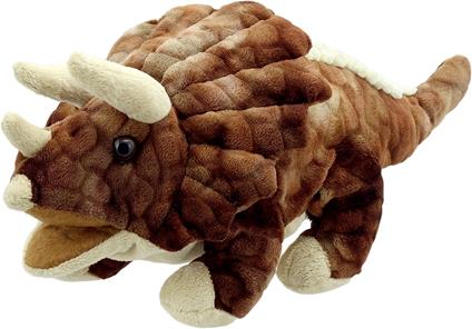 Baby Dinos Triceratopo Marionetta da Mano, Marrone