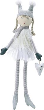 Wilberry Bambola Peluche, Grande, Bianco