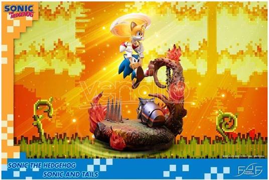 First4figures Sonic The Hedgehog Sonic E Tails St Statua