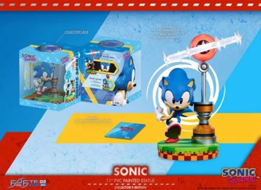 Sonic The Hedgehog Pvc Statua Sonic Collector''s Edition 27 Cm First 4 Figures - 3