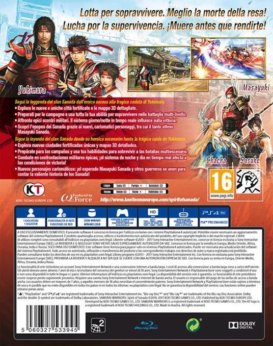 Samurai Warriors: Spirit of Sanada - PS4 - 3