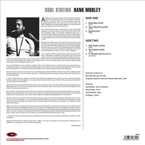 Soul Station - Vinile LP di Hank Mobley - 2