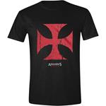 T-Shirt Unisex Assassin's Creed Movie. Red Cross