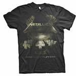 T-Shirt Unisex Tg. L. Metallica: Master Of Puppets Distressed
