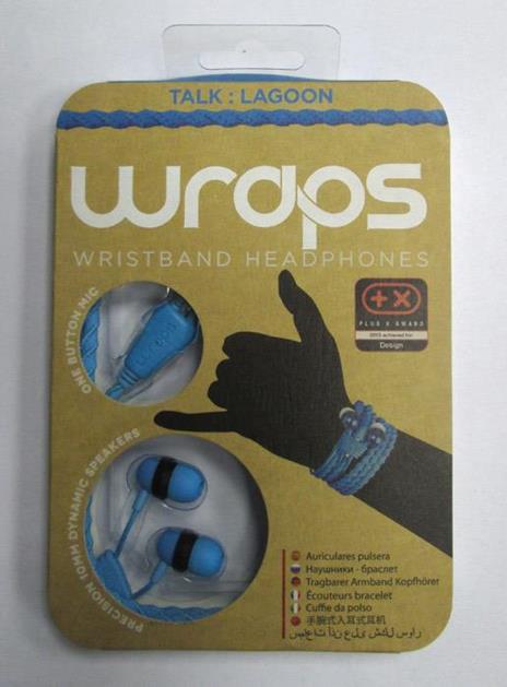 BB Auricolare Wraps Wristband Azzurro - 2