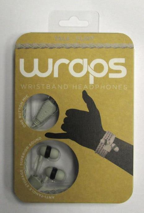 BB Auricolare Wraps Wristband Grigio - 2