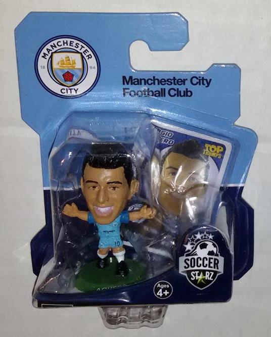 SoccerStarz Manchester City Sergio Aguero Home Kit 2016-17