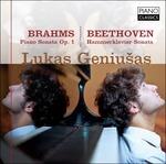 Sonata per pianoforte op.1 n.1 - Sonata per pianoforte op.106 n.29 - CD Audio di Ludwig van Beethoven,Johannes Brahms,Lukas Geniusas