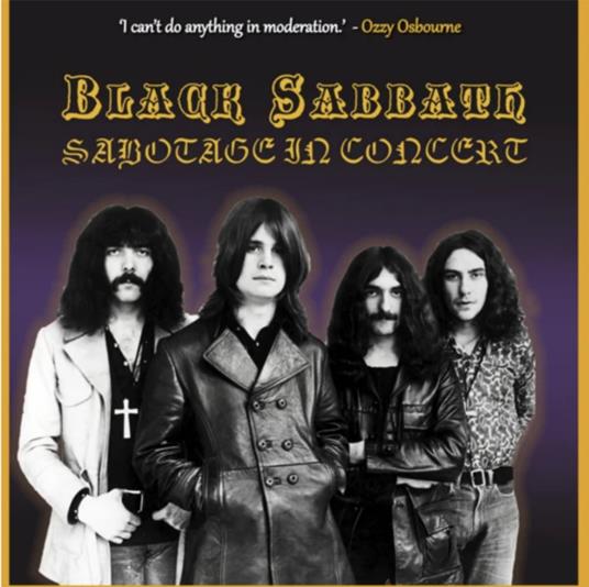 Sabotage in Concert (Splatter Vinyl) - Vinile LP di Black Sabbath