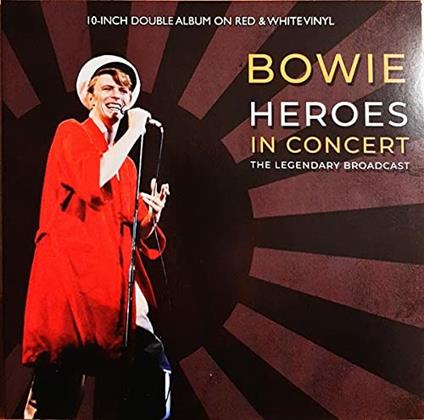 Heroes in Concert (Red & White Vinyl) - Vinile LP di David Bowie