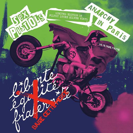 Anarchy in Paris (Silver Vinyl) - Vinile LP di Sex Pistols