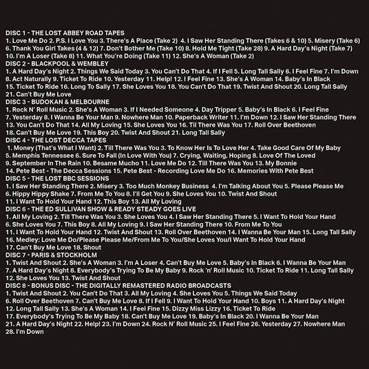 On the Air, in the Studio & in Concert. Greatest Hits 1961-1966 - CD Audio di Beatles - 2