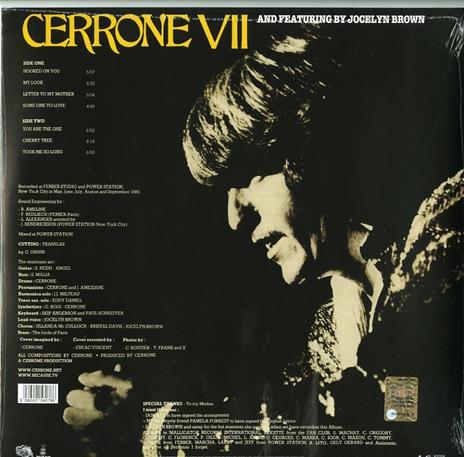 Cerrone VII. You Are the One - Vinile LP + CD Audio di Cerrone - 2