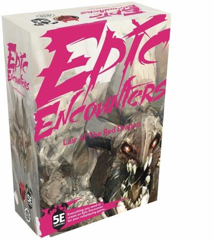 Epic Encounter Rpg Set Lair Of The Red Dragon Boardgame