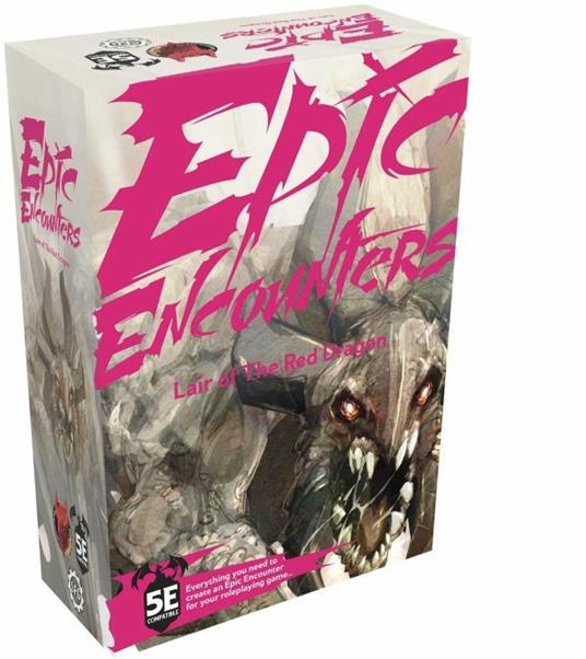 Epic Encounter Rpg Set Lair Of The Red Dragon Boardgame