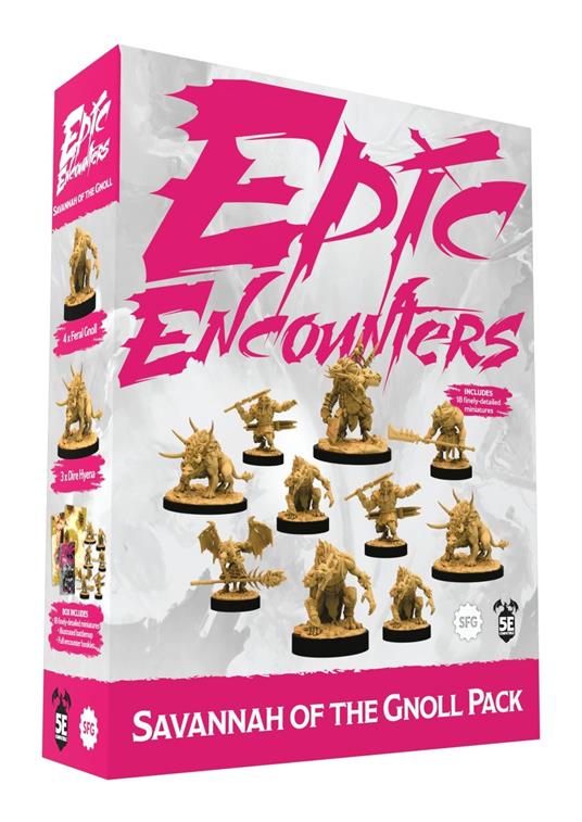 EPIC ENCOUNTERS SAVANNAH OF THE GNOLL Gioco Da Tavolo Steamforged Games