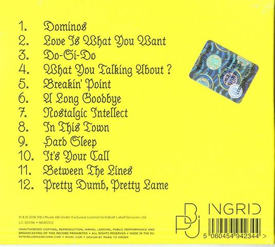 Breakin' Point - CD Audio di Peter Bjorn & John - 2