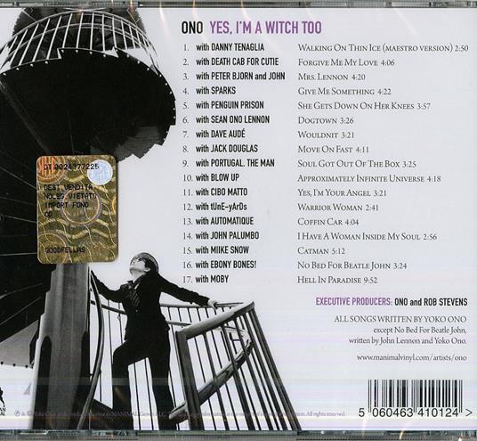 Yes I'm a Witch Too - CD Audio di Yoko Ono - 2