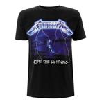 T-Shirt Unisex Tg. M. Metallica: Ride The Lightning Tracks