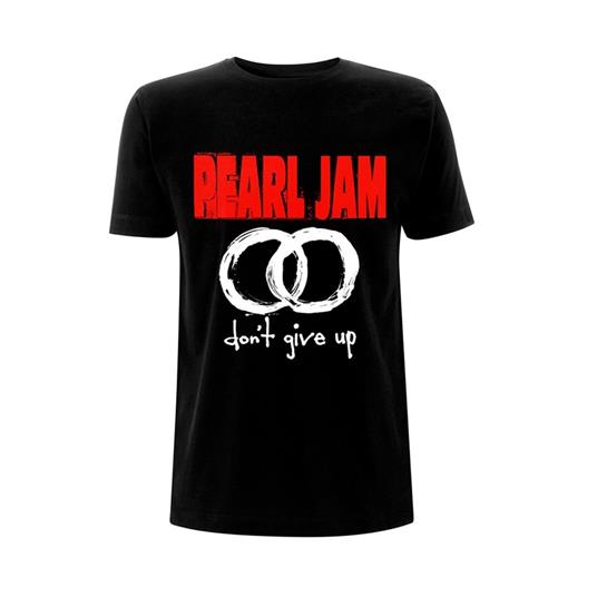 T-Shirt Unisex Tg. L. Pearl Jam: Dont Give Up
