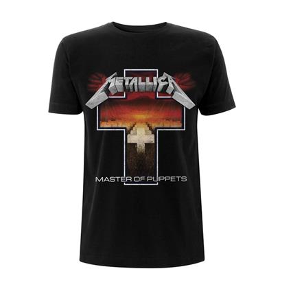 T-Shirt Unisex Tg. M. Metallica: Master Of Puppets Cross
