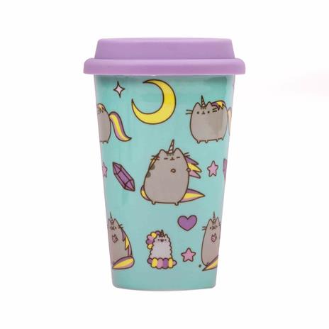 Tazza da viaggio Travel Mug in mug ceramica Pusheen. Pattern - 7