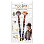 Matite con top sagomato Harry Potter. Set 2 pezzi