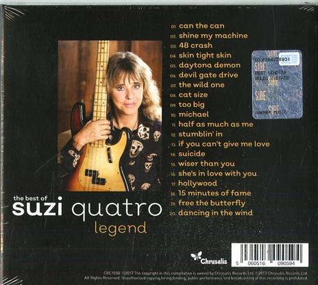 Legend. The Best of - CD Audio di Suzi Quatro - 2