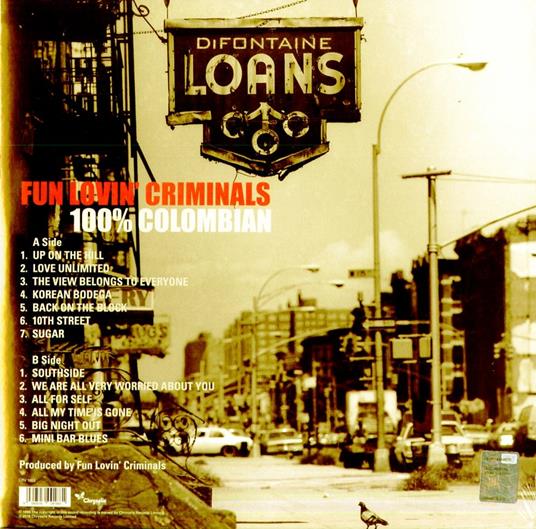 100% Columbian (Limited Edition) - Vinile LP di Fun Lovin' Criminals - 2