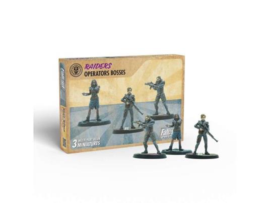 FWW NUKA WORLD RAIDERS OPERATORS BOSSES Gioco Da Tavolo Modiphius
