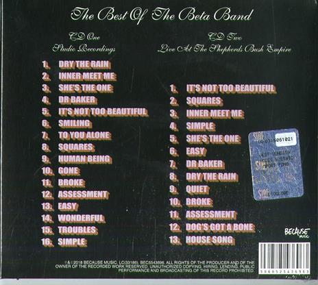 The Best of the Beta Band - CD Audio di Beta Band - 2