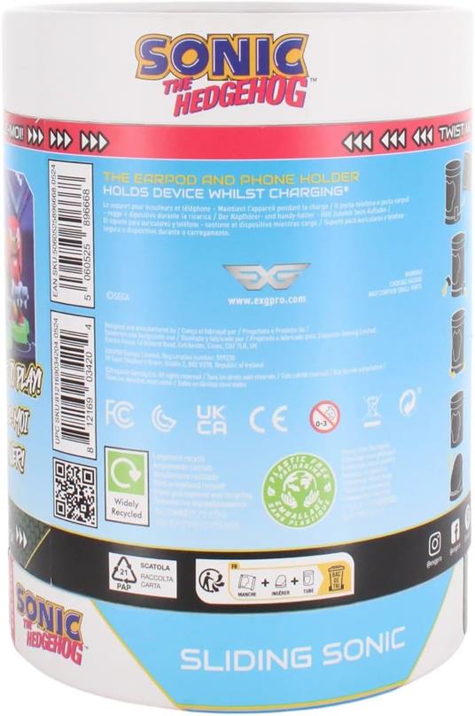 Cable Guy - Mini Sonic The Hedgehog Sliding - 3