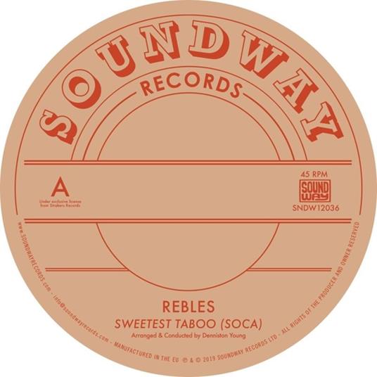 Sweetest Taboo (Soca) - Vinile LP di Rebles
