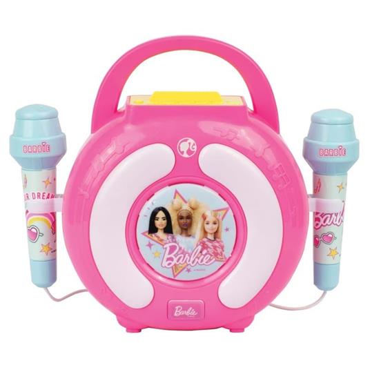 Barbie Karaoke Sound Box Con 2 Microfoni Brb202346