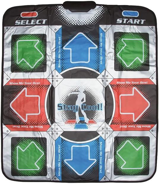 Orb Gaming – Tappeto di Danza retrò, or-retdancem, Blu - 4