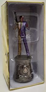 DC Scacchi Set Batman Eaglemoss Two-Face Cavallo Nero No Mag