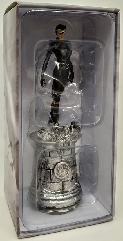 DC Scacchi Set Batman Eaglemoss Catwoman Regina Bianca No Mag