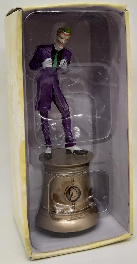 DC Scacchi Justice League Eaglemoss Joker Cavallo Nero No Mag