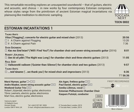 Estonian incantations vol.1 - CD Audio - 2