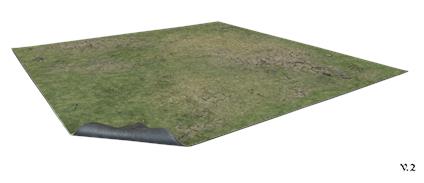 Grassy Fields Gaming Mat 2x2 v.2