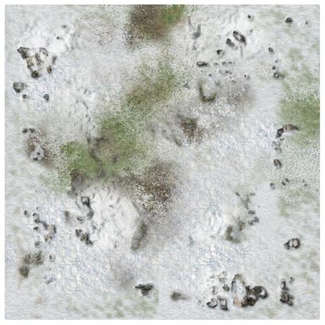 Battle Systems - Winter Snowscape Gaming Mat 3×3 - 2