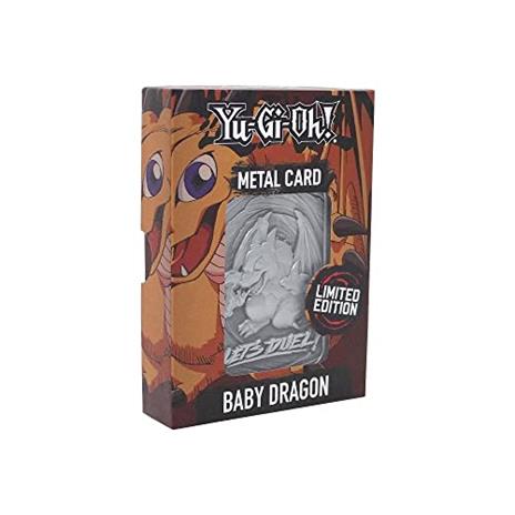 Fanattik Kon-Ygo29 Yu-Gi-Oh Metal Card Collectible Replica Baby Dragon, Multicolore, 197617