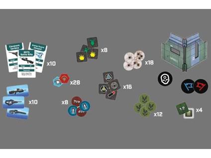 HALO FLASHPOINT UNSC BASE TERRAIN SET Gioco Da Tavolo Mantic