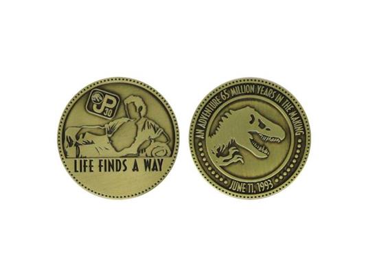 Jurassic Park Collectable Coin 30Th Anniversary Edizione Limitata Fanattik