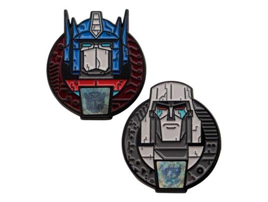 Transformers Spilla Badge 2-pack 40th Anniversary Fanattik