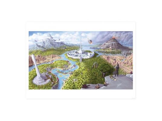 The Elder Scrolls IV: Oblivion Art Print Imperial City 42 X 30 Cm FaNaTtik